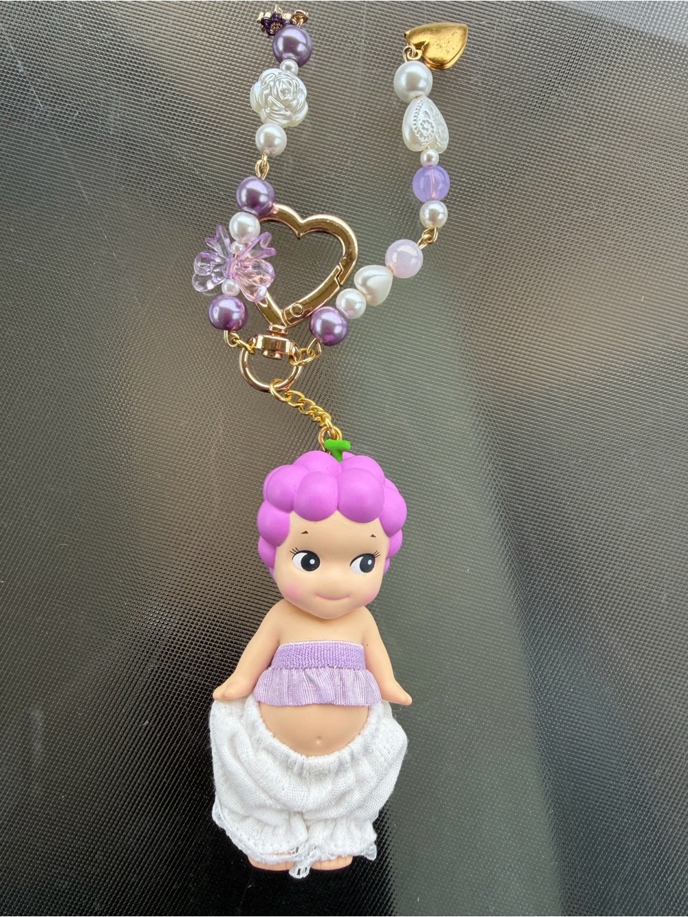 Grape Sonny Angel Keychain